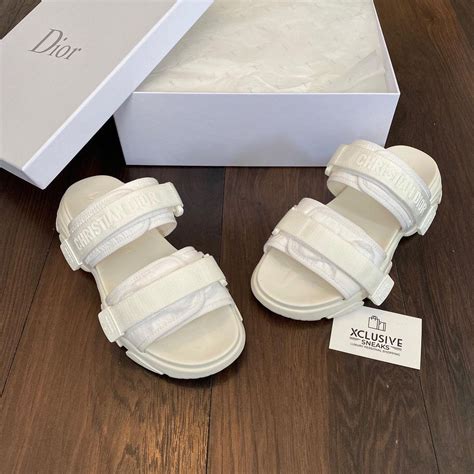 dior white dad sandals